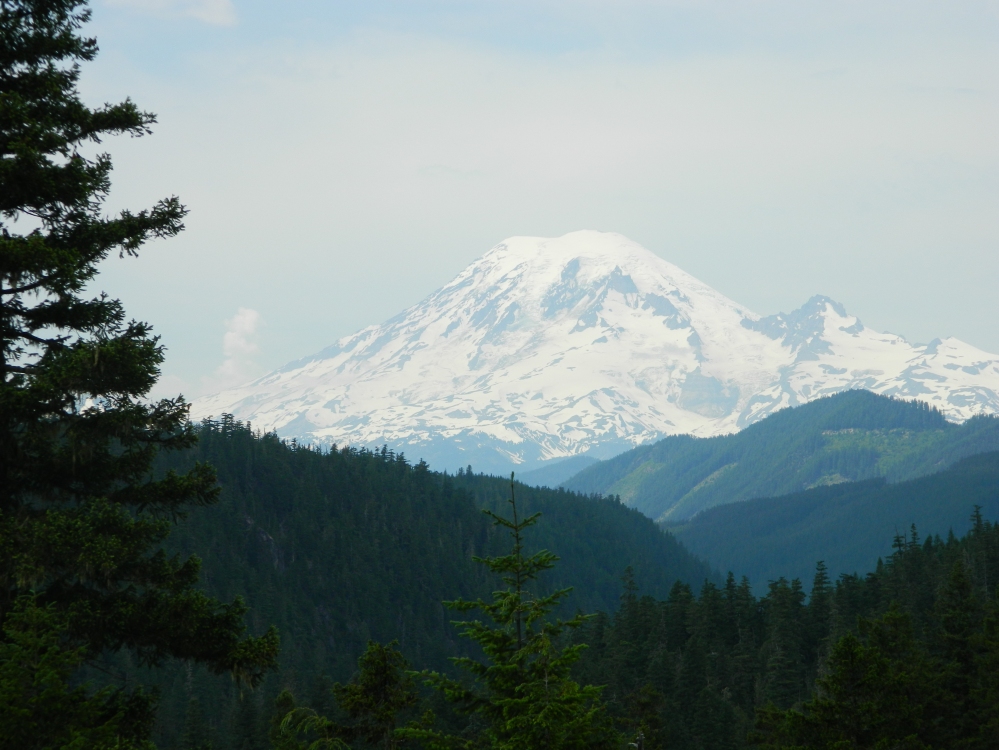 This is another view that may not be familiar to a lot of Western Washington folks. This was shot from a viewpoint on the west side of White Pass. (Photo by Veronica Craker)